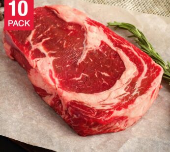 Northfork Meats Bison Rib Eye Steaks 226.8 g (8 oz) x 10 steaks