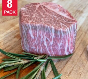 Japanese Wagyu A5 Tenderloin Steaks 2 x 113 g (4 oz) x 4-pack