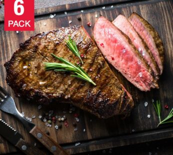 Canadian Rangeland Bison Ribeye Steak, 285 g (10 oz) x 6-pack