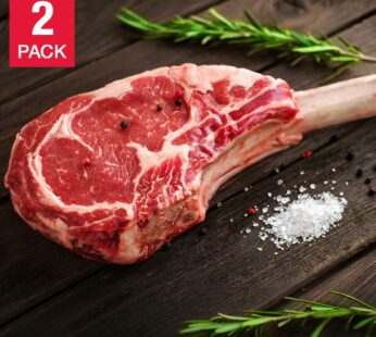 Canadian Rangeland Bison Tomahawk Steak 900g (30 oz) x 2 pack