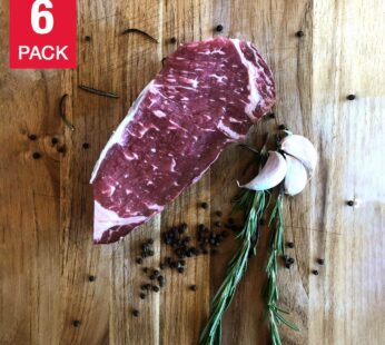 Greenway Foods Dry Aged Grass Fed Striploin Beef Steaks 397 g (14 oz) x 6 steaks