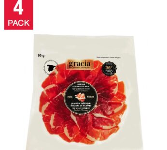 Gracia Iberian Acorn-fed Ham, 4 × 90 g