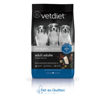 White fish and rice formula for all breeds adult dog