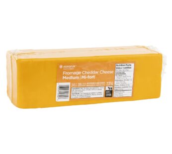 Agropur Medium Cheddar Block 2.27 kg (5 lb)