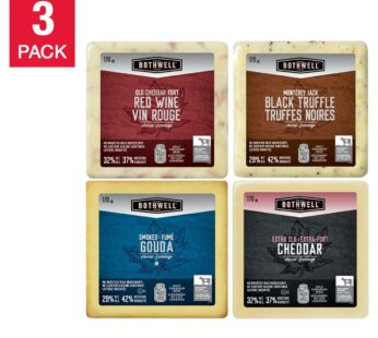 Bothwell Charcuterie Cheese Variety Pack 170 g (0.37 lb) × 12 pack