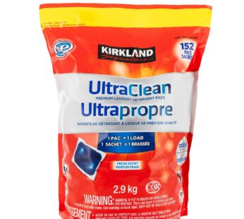 Kirkland Signature Ultra Clean Laundry Detergent Pacs, 152-count