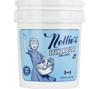 Nellie’s Bulk Laundry Soda 1,100 loads, 16.5 kg (36.37 lb)