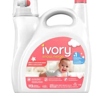 Ivory Snow Newborn Liquid Laundry Detergent, 113 wash loads