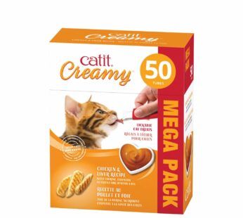 Creamy Cat Lickable Treat, Chicken and Liver, 50-pack