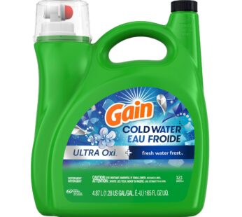 Gain Liquid High Efficiency Cold Water + Oxi Fresh Water Frost 4.87 L 121 Loads