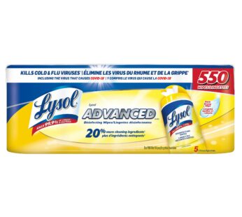 Lysol Advanced Disinfecting Wipes, 550-count