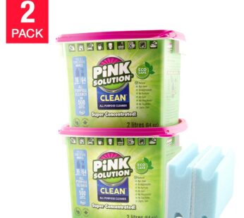Pink Solution Clean All Purpose Cleaner 2-pack Bundle