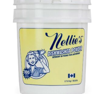 Nellie’s Bulk Dishwasher Powder 1,100 loads, 17.6 kg (38.8 lb)