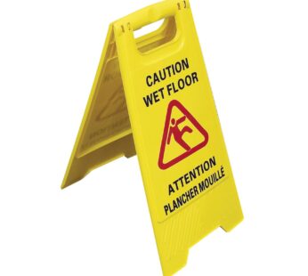 Johnny Vac Caution Wet Floor Sign Pack of 2