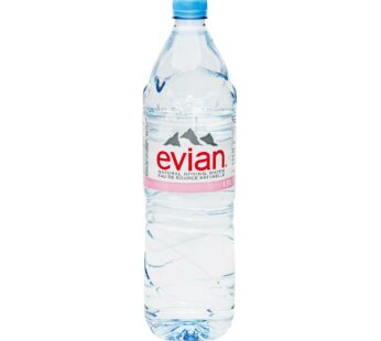 Evian Natural Spring Water 12 × 1.5 L