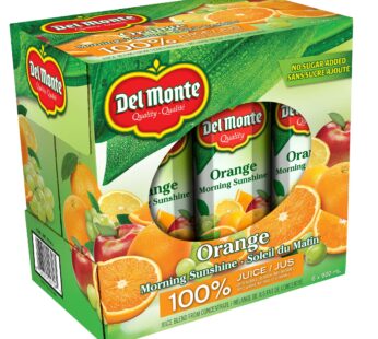 Del Monte Orange Juice, 6 x 960 mL