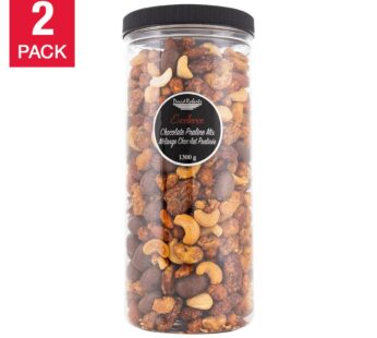 David Roberts Chocolate Praline Nut Mix, 2 x 1.3 kg