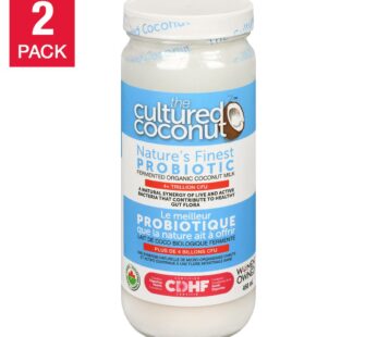 Cultured Coconut Probiotic Fermented Organic Coconut Milk Kefir 460 mL (15.5 fl oz) 2-pack