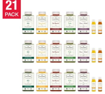 Pulp & Press 3-day Organic Cold-Pressed Juice Cleanse, 21 bottles