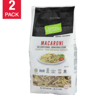 GoGo Quinoa Organic Macaroni, 2 x 1 Kg