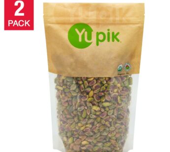 Yupik Organic Pistachio Kernels, 2 × 1 kg