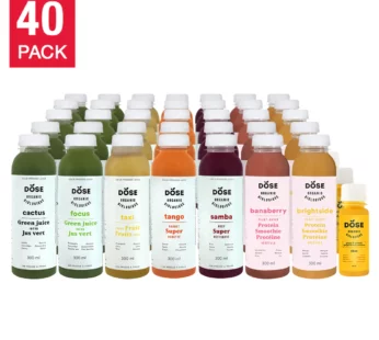 DOSE 5-day Organic Cold-Pressed Juice Cleanse 40 bottles