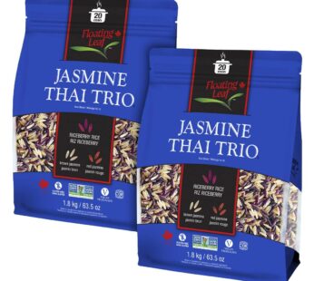 Floating Leaf Jasmine Thai Trio Rice Blend, 2 × 1.8 kg