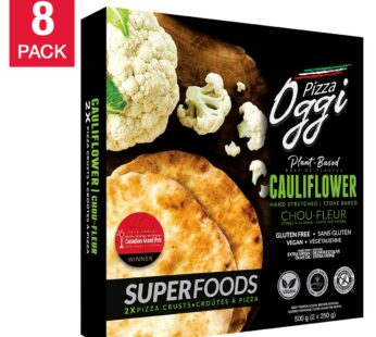 Oggi Pizza Cauliflower Crust 2 x 250 g (8.8 oz) x 8 pack