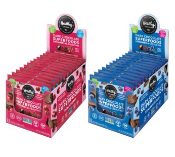 Healthy Crunch Dark Chocolate Superfoods, Variety Pack, 24 × 40 g
