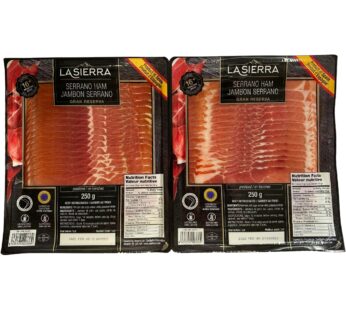 La Sierra Serrano Ham Gran Reserva 2 x 250 (8.8 oz) x 6 pack