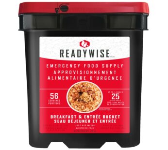 Readywise 56 Serving Entrée & Breakfast Buckets