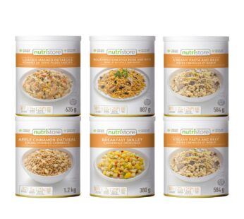 Nutristore Freeze Dried Premium Meals Variety 6 Pack