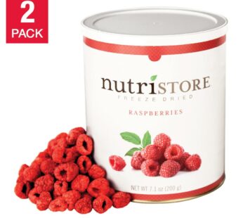 Nutristore Freeze-dried Raspberries, 2-pack