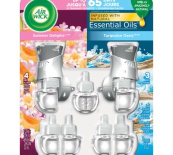 Air Wick Scented Oil Plug-in Summer Delights and Turquoise Oasis