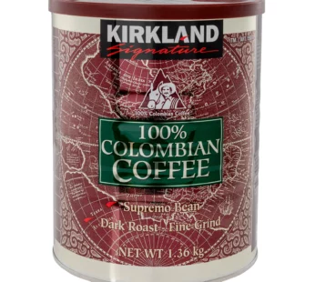 Kirkland Signature Dark Colombian Ground Coffee, 1.36 kg