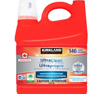 Kirkland Signature Ultra Clean Premium Laundry Detergent, 146 wash loads
