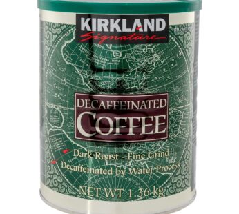 Kirkland Signature Decaffeinated Dark Roast Fine Grind Coffee, 1.36 kg