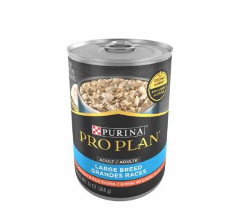 Adult Large Breed Chicken & Rice Entrée Chunks In Gravy for Dogs, 368 g