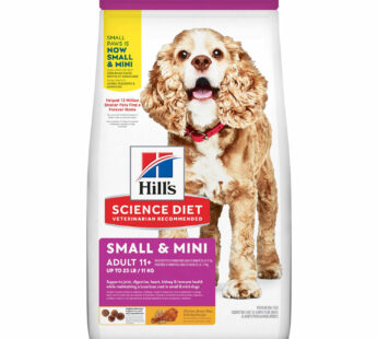 Adult 11+ Chicken Meal, Barley & Brown Rice Small & Mini Dry Dog Food, 2 kg