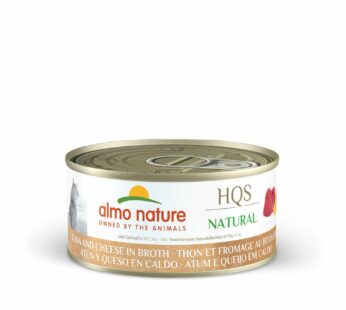 « HQS Natural » Tuna and Cheese in Broth for Cats, 150 g