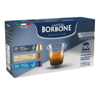 Caffé Borbone Nespresso Compatible Coffee Capsule Pods, Variety Box, 90-count