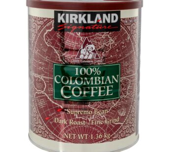 Kirkland Signature Dark Colombian Ground Coffee, 1.36 kg