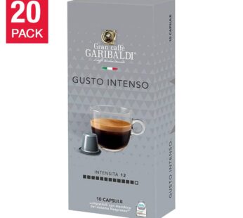 Gran Caffè Garibaldi Gusto Intenso Nespresso Compatible Pods, 200-count