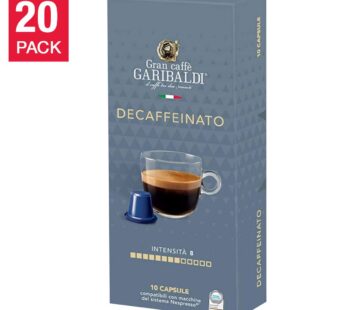 Gran Caffè Garibaldi Decaffeinato Nespresso Compatible Pods, 200-count