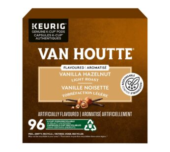 Van Houtte Vanilla Hazelnut Light Roast Coffee, 96-count