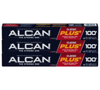 Alcan Classic Plus Aluminum Foil Wrap, 3-pack