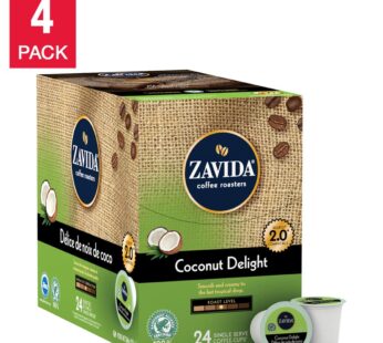 Zavida Single Serve Coffee Coconut Delight, 96-count