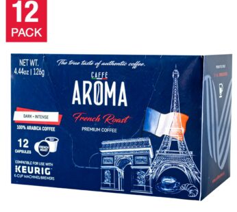 Caffe Aroma French Roast Coffee, 144-count