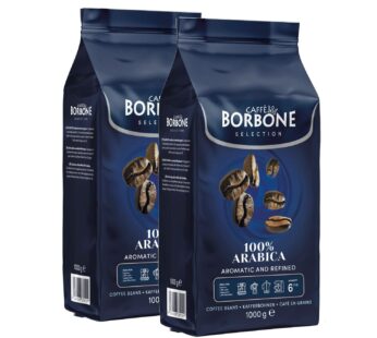 Caffe Borbone 100% Arabica Whole Coffee Beans, 2 × 1 kg