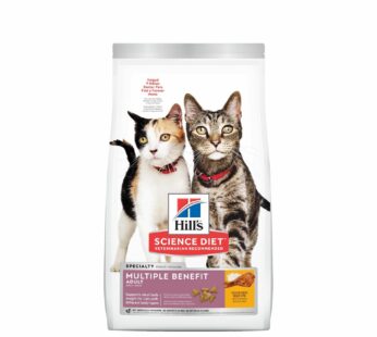 Adult Multiple Benefit Chicken Dry Cat Food, 3.18 kg
